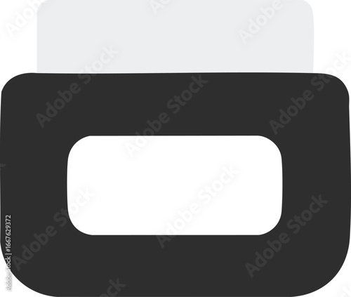 Simple Icon of a Jar with a Label container bottle glass plastic