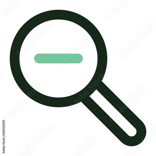 zoom out icon for illustration