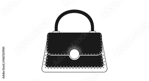 Chic handbag fashion accessory for everyday style and sophistication