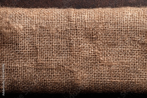 Natural burlap fabric texture