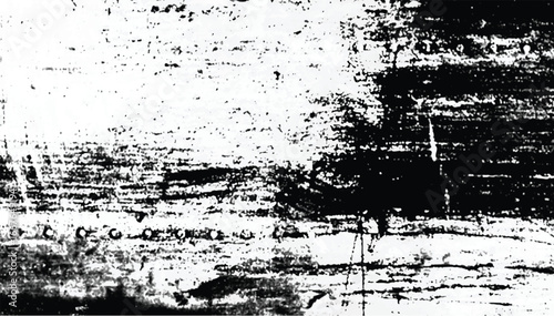 Black and white grungy abstract background. Grungy frame. Vector illustration
