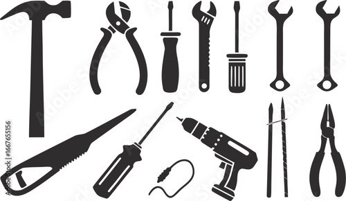 set of different tools