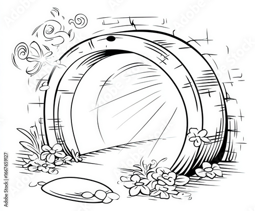 The resurrection with an em...