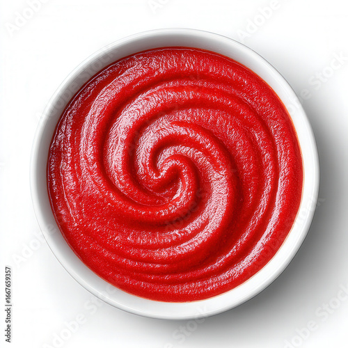 tomato sauce isolated