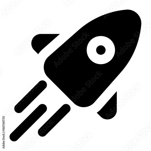 rocket icon for illustration