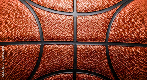 Detailed texture of a basketball, perfect for sports branding, athletic design elements, and promotional materials