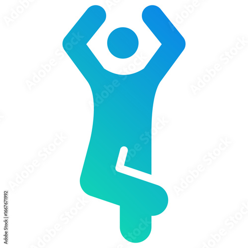 resting gradient fill icon