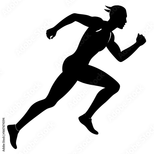 running man silhouette