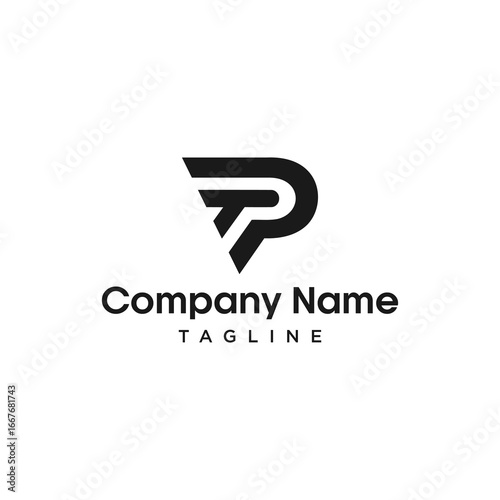 Free Download vector logo of the initials TP - GFXLoad