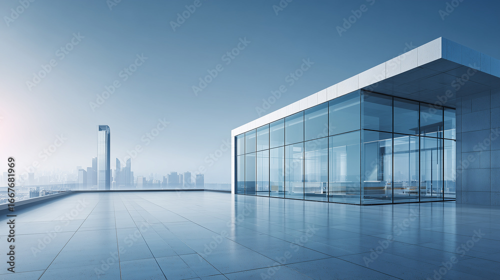 Obraz premium modern building in the city
