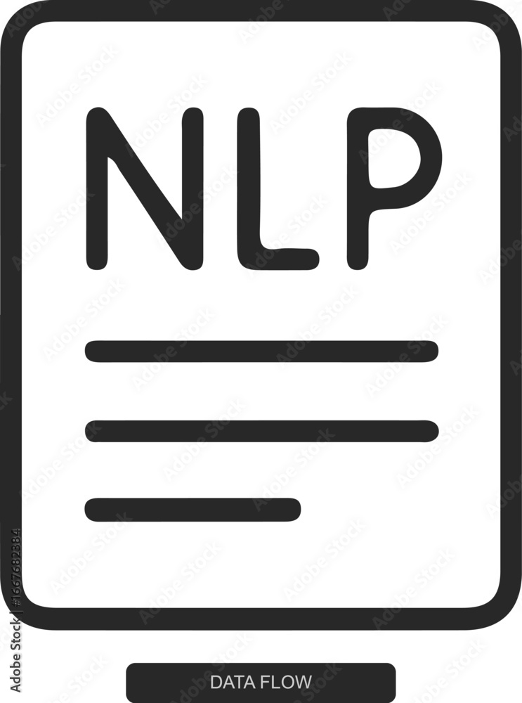 “DATA FLOW – NLP” – Document Icon Featuring Text Rhythm and Linguistic Processing for Emotional-Tech Branding, Modular Systems, and Cognitive Interfaces “DATA FLOW – NLP” – Document Icon Featuring Text Rhythm and Linguistic Processing for Emotional-Tech Branding, Modular Systems, and Cognitive Interfaces