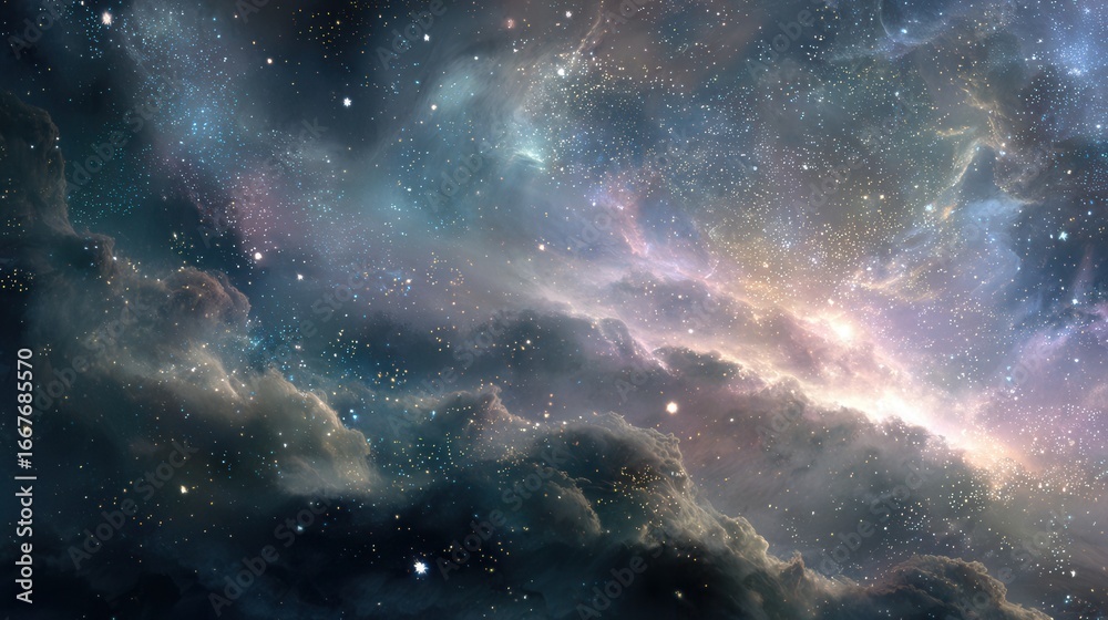 Fototapeta premium deep space background