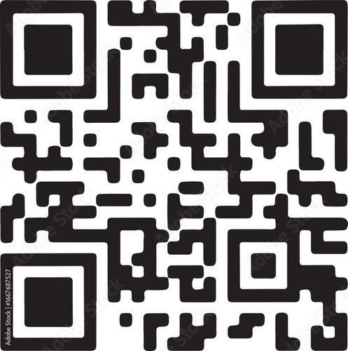 A placeholder QR code