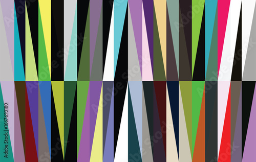 set of colorful striped background
