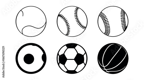 Black and white Easter eggs set vector illustration