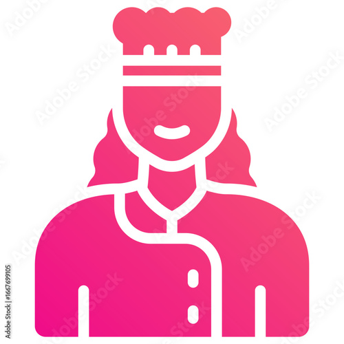 chef gradient fill icon
