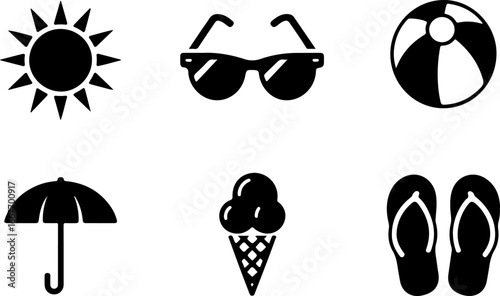 Summer Vibes Icon Set