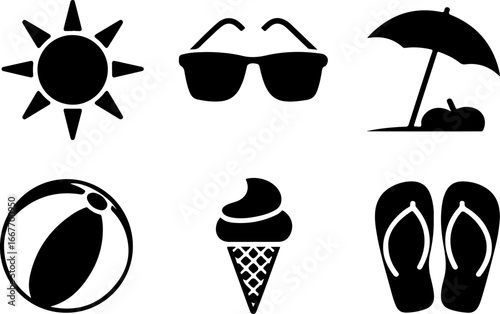 Summer Vibes Icon Set