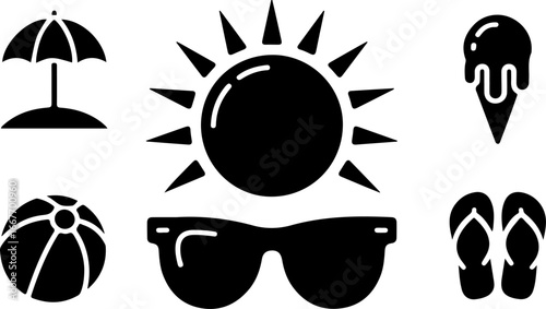Summer Vibes Icon Set