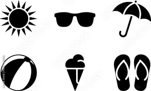 Summer Vibes Icon Set