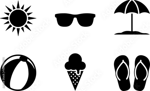 Summer Vibes Icon Set