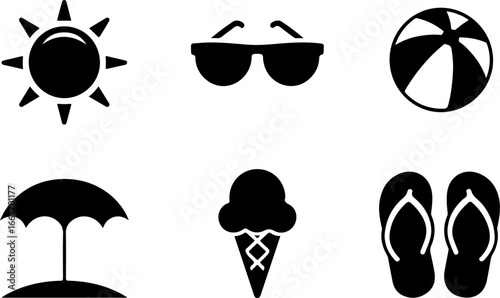 Summer Vibes Icon Set