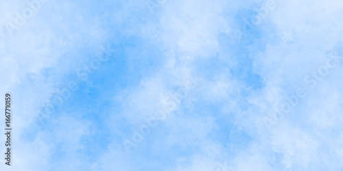 Abstract grunge sky blue soft painted watercolor paint splash. inspiring views of fluffy clouds blue sky background. cloudy blue sky various natural clouds and smoke. morning cloud in the sky.