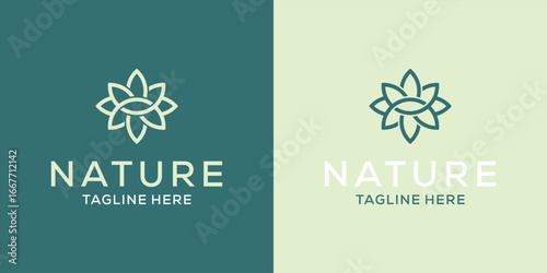 abstract floral logo beauty spa.logo for business of fashion,logo design inspiration