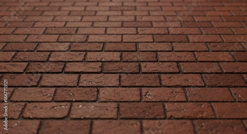 Wallpaper Mural Angled closeup of a brick surface The bricks are rectangular browntoned and arranged in horizontal rows Torontodigital.ca