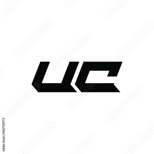 Free Download UC monogram logo design letter text name symbol monochrome logotype alphabet character simple logo - GFXLoad