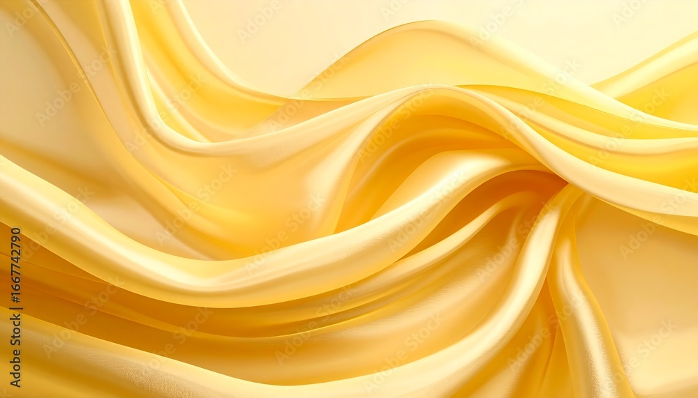 Obraz premium Abstract golden waves