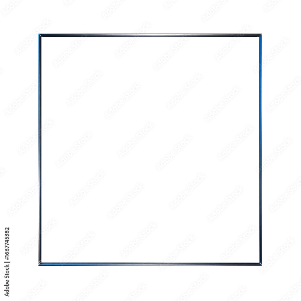 Obraz premium white photo frame transparent background