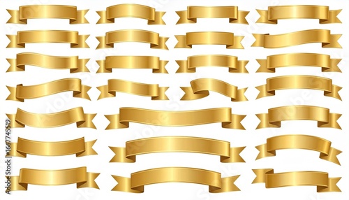 gold ribbon set