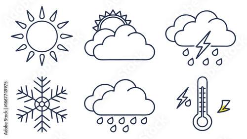weather forecast icons