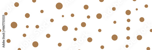 Seamless pattern with pink polka dots