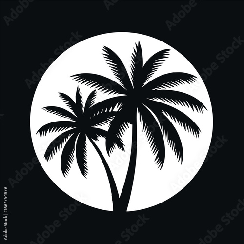 palm tree silhouette