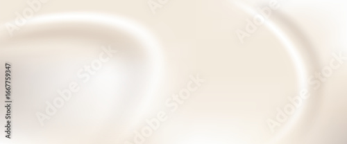Obraz na płótnie Warm pastel background with smooth swirl and subtle gold tones for a neutral design