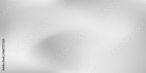 Silver abstract foil background with metal mirror texture. Chrome gradient surface simple abstract