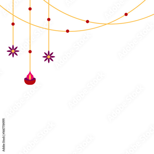 Hanging Diwali Lamp