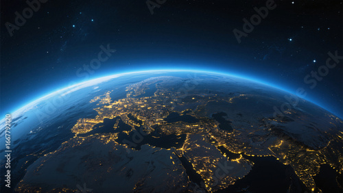 earth in space