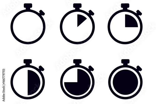 stop watch sign, Set of stopwatch icon, Set of sports stopwatch icons showing time, stopwatch, set of stopwatch, icon of stop watch