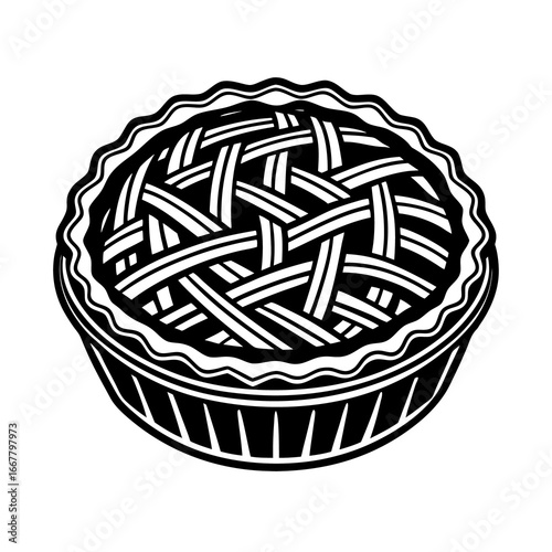 Abstract vector sphere illustration with maze pattern and circular 3D design