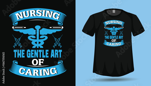 Nurse T‑Shirt Design Vector Graphics


