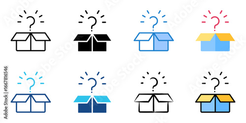 3d view icon set multiple style collection 
