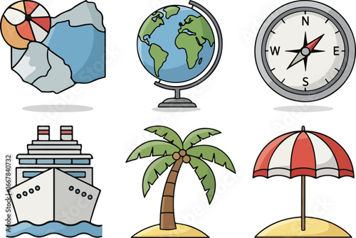 Travel Essentials Vector Icons