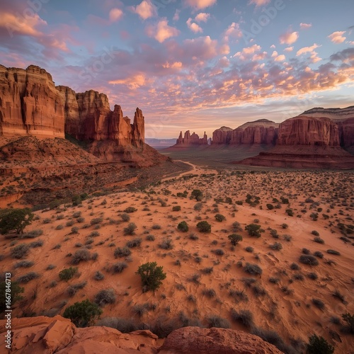 Ancient Red Rock Desert