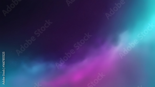Ultra-HD Cinematic Gradient in Midnight Blue, Cosmic Violet, and Neon Teal with HDR Glow