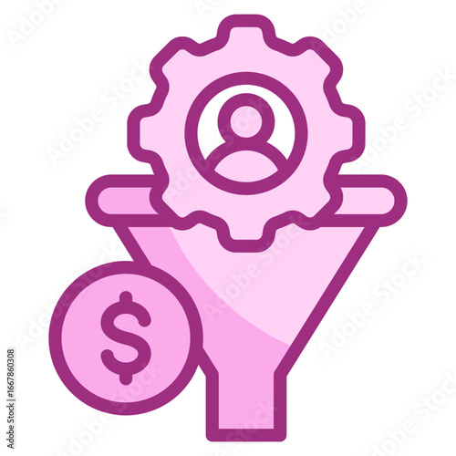 Sales Funnel Icon
