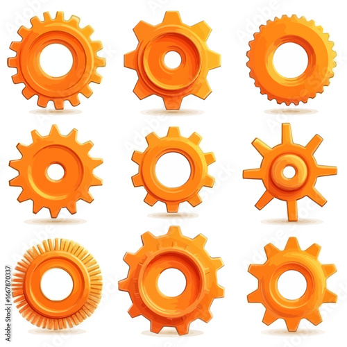 Set of gearbox isolated 