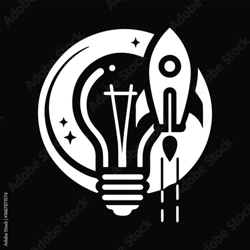 Business startup and innovation idea symbol